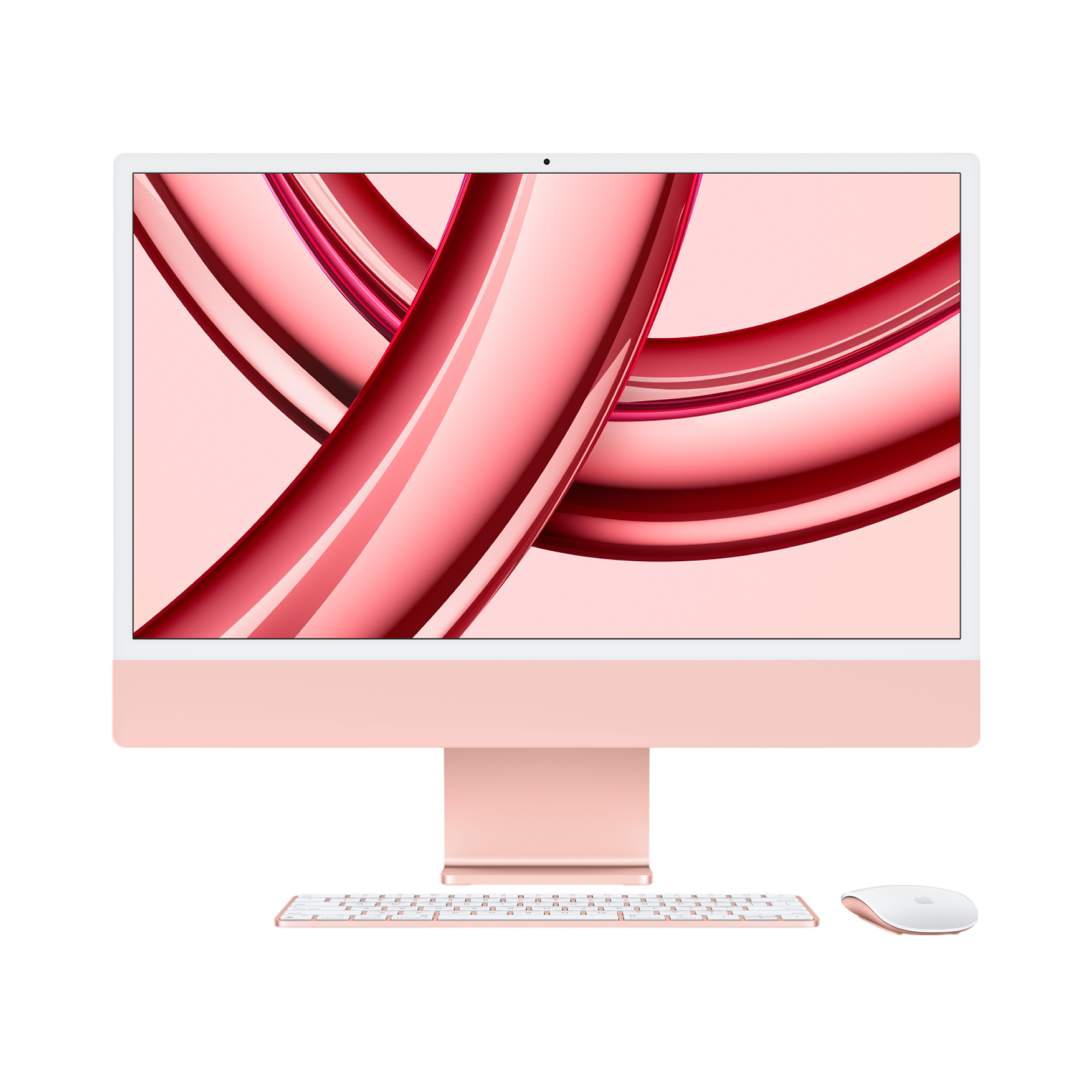 iMac (All In One) 24-inch (2023) MQRD3 - M3 chip 8-Core CPU 8-Core GPU 8GB Unified Memory 256GB SSD Storage, Pink - alAsil